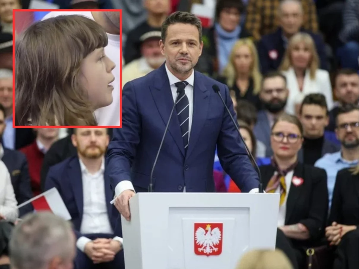 Dziewczynka zaskoczyła Trzaskowskiego. Tak zareagował Dziewczynka zaskoczyła Trzaskowskiego. Tak zareagował