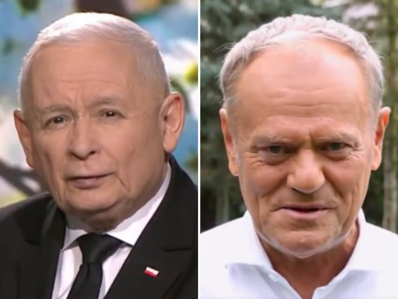 Liderzy PO i PiS złożyli życzenia. Tusk wyjął kurczątko, Kaczyński o „ciemnych chmurach nad Polską” Liderzy PO i PiS złożyli życzenia. Tusk wyjął kurczątko, Kaczyński o „ciemnych chmurach nad Polską”