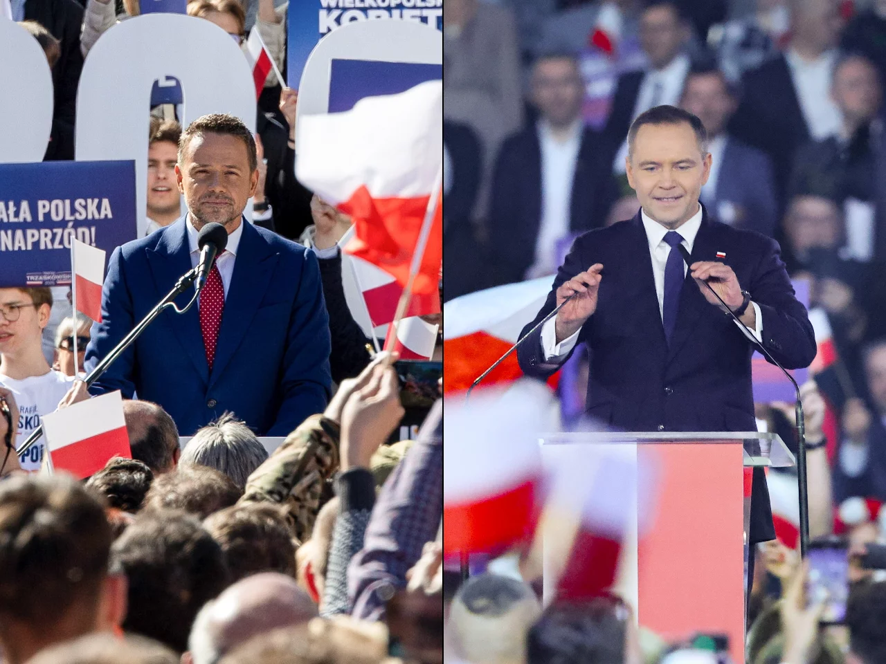 Sondaż prezydencki po debacie. Trzaskowski na czele, Nawrocki goni lidera